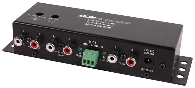 Alt view image 2 of 4 - Line Level RCA 2 Way Audio Switch, Automatic