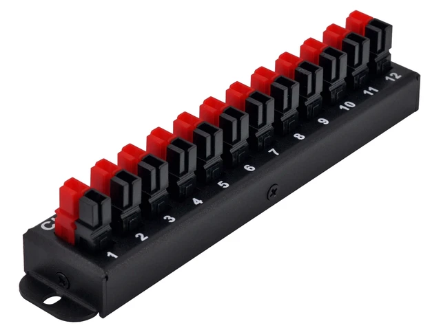 Alt view image 2 of 5 - Chunzehui F-1012 12-Position 45A Electrical Power Distribution Block Module, Connector Power Splitter Distributor Source Strip