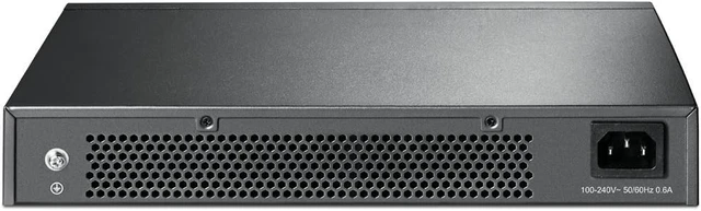 Alt view image 2 of 6 - TP-Link TL-SG1024DE, 24 Port Gigabit Easy Smart Managed Ehternet Switch | Plug & Play, Desktop/Rackmount, Sturdy Metal w/Shielded Ports, Support QoS, VLAN, IGMP, LAG, Black