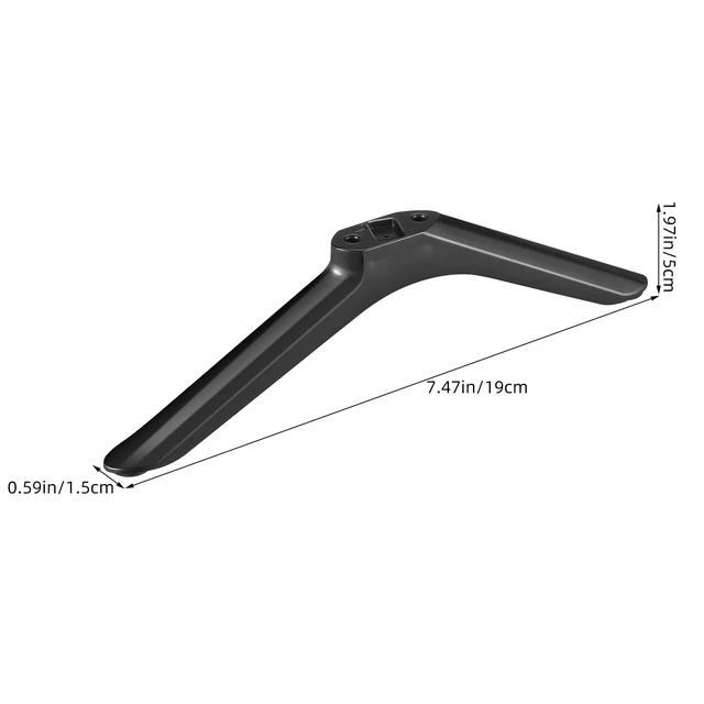 Alt view image 2 of 7 - SHINEOFI Universal TV Stand Legs with Screws 32inch Tabletop TV Stand Mount Legs Replacement for Smart Tvs TV Pedestal Base for Living Room Bedroom