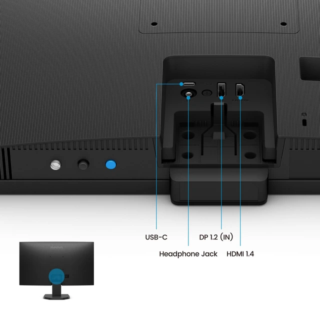 Alt view image 7 of 7 - BenQ GW2790C 27" IPS Computer Montior 1080P FHD 144Hz Game-Ready, Home Office, USB-C, Visual Optimizer, Flicker-Free, Low Blue Light, Ultra Slim Bezel, TUV-Certified, Eye-CareU