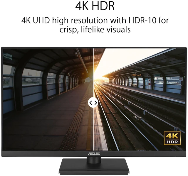 Alt view image 4 of 7 - ASUS VA249QG 24 Inch 1080P 120Hz Eye Care Gaming Monitor, HDMI, DisplayPort | IPS, Full HD, 99% sRGB, VGA, Frameless, Adaptive-Sync, 1ms, Speakers, Low Blue Light, Flicker Free, VESA Wall Mount