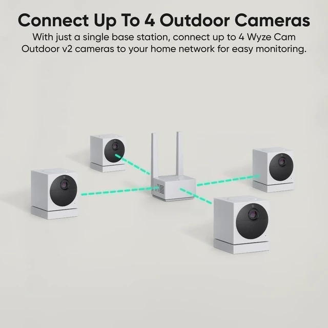 Alt view image 2 of 7 - Cam Outdoor v2 1080p HD Add-On Camera (1-Pack, Requires Base Station) | Color Night Vision, Wider Field of View (130°), PIR Motion Detection, 6+ months of battery life, and base station required