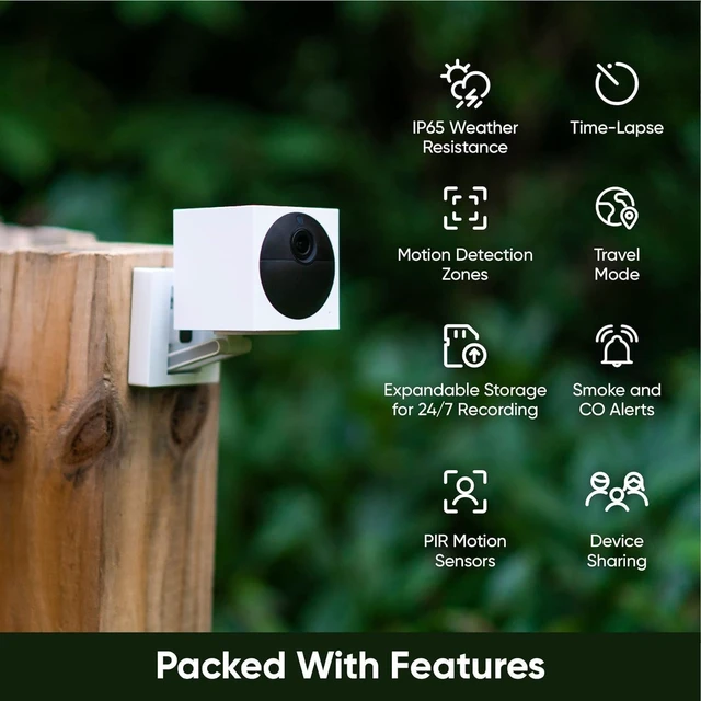 Alt view image 3 of 7 - Cam Outdoor v2 1080p HD Add-On Camera (1-Pack, Requires Base Station) | Color Night Vision, Wider Field of View (130°), PIR Motion Detection, 6+ months of battery life, and base station required