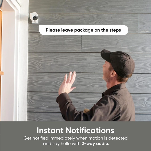 Alt view image 5 of 7 - Cam Outdoor v2 1080p HD Add-On Camera (1-Pack, Requires Base Station) | Color Night Vision, Wider Field of View (130°), PIR Motion Detection, 6+ months of battery life, and base station required