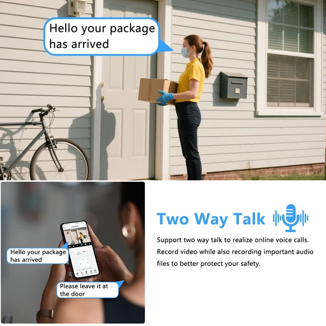 Alt view image 6 of 7 - Tennoz 4MP 180 Degree Dual Lens PoE IP Security Camera with Two Way Talk | AI Human Vehicle Detection, SD Card Slot(256GB), Full Color Night Vision, Must Work with NVRs or PoE Switch