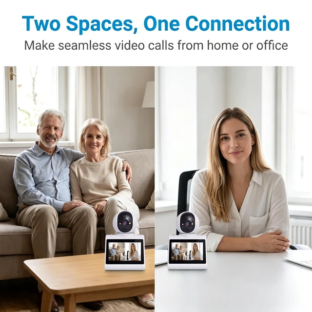 Alt view image 7 of 7 - Two Way Video Camera,pet Dog Nanny Camera,Home Security Dome Camera | Monitor for Baby/Elder/Nanny/Dog/Cat/Pet with Phone App,Pan Tilt Indoor Cameras, IR Night Vision,Video Call 1080P Pet Camera