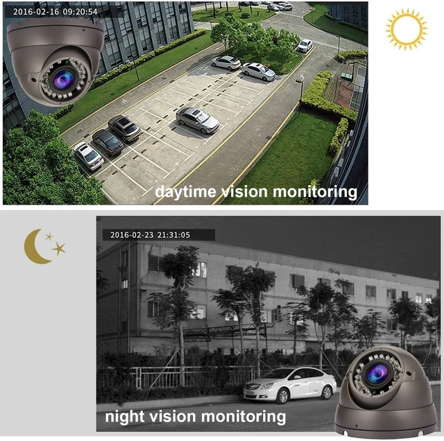 Alt view image 7 of 7 - 2MP Analog CCTV Camera 4-in-1 (TVI/AHD/CVI/960H/CVBS) Security Camera Grey | 2.8-12mm Varifocal Lens Analog Video Surveillance, Wide Angle Viewing Day & Night Indoor Outdoor Waterproof