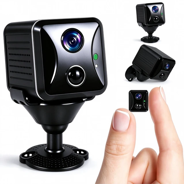 Main image of PABXTATU 4G LTE Hidden Spy Camera, Cellular Security Cameras Wireless Indoor with 4G SIM Card (No WiFi) with Motion Detection, Night Vision, 2-Way Talk & Siren, Phone App Remote Control