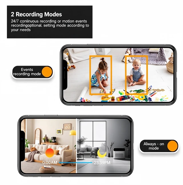 Alt view image 7 of 7 - PABXTATU 4G LTE Hidden Spy Camera, Cellular Security Cameras Wireless Indoor with 4G SIM Card (No WiFi) with Motion Detection, Night Vision, 2-Way Talk & Siren, Phone App Remote Control