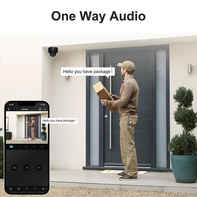 Alt view image 4 of 7 - UNILOOK 4K 8MP PoE IP Dome Camera, IP Security Camera Outdoor Indoor | AI Human Vehicle Detection, 100ft Night Vision, Built-in microphone, IP66, IK10, 2.8mm Wide Angle Lens, NDAA Complaint