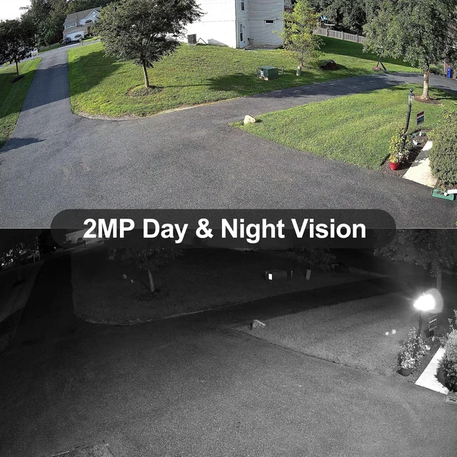 Alt view image 6 of 7 - 2MP 1080P Analog CCTV Camera 4-in-1 (TVI/AHD/CVI/960H/CVBS) Security Camera | 2.8-12mm Varifocal Lens Analog Video Surveillance, Wide Angle Viewing Day & Night Indoor Outdoor Waterproof (White)
