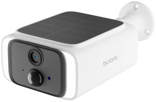 Main image of blurams 4MP Solar Security Camera, Wireless Security Camera Outdoor | Integrated Solar Panel, Night Vision, Dual-Band WiFi 6, Human Detection, Night Vision, Compatible with Alex
