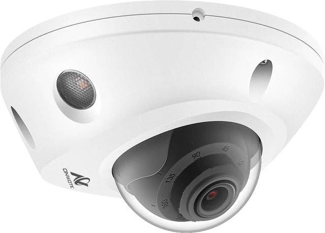 Main image of ONWOTE 5MP 122° PoE IP Security Camera Wired, 2 Way Talk, IK10 Vandal Proof | Capture Video Audio, Smart Color Night, Commercial Indoor/Outdoor, Home/Business, AI Detection, Only Work with ONWOTE NVRs