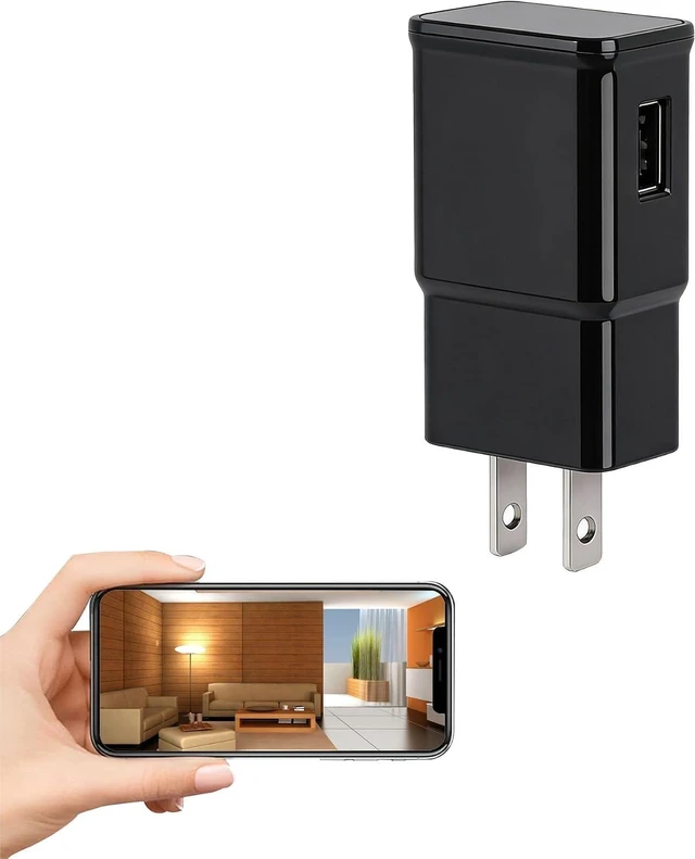 Main image of WJXING 1080P USB Charger Camera,Indoor Phone Charger Camera for Home Security and Officefor Indoor Home,Business, Baby
