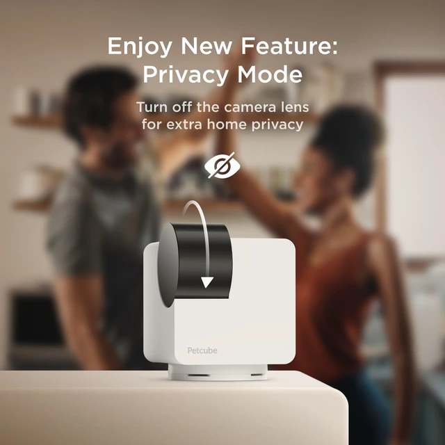 Alt view image 5 of 6 - Petcube Pan-Tilt Cam 360° Wi-Fi Pet & Home Security Camera | 1080p HD, 360° surveillance, dome design, night vision, AI alerts