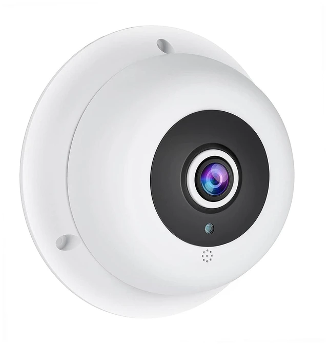 Main image of REVODATA HD 5MP Fisheye POE IP Camera with Microphone, Indoor Security Camera Audio 1.7mm Lens 180° IR Night Vision P2P CCTV Video POE IP, H.265 Motion Detection (IF04-P-Audio-HS)