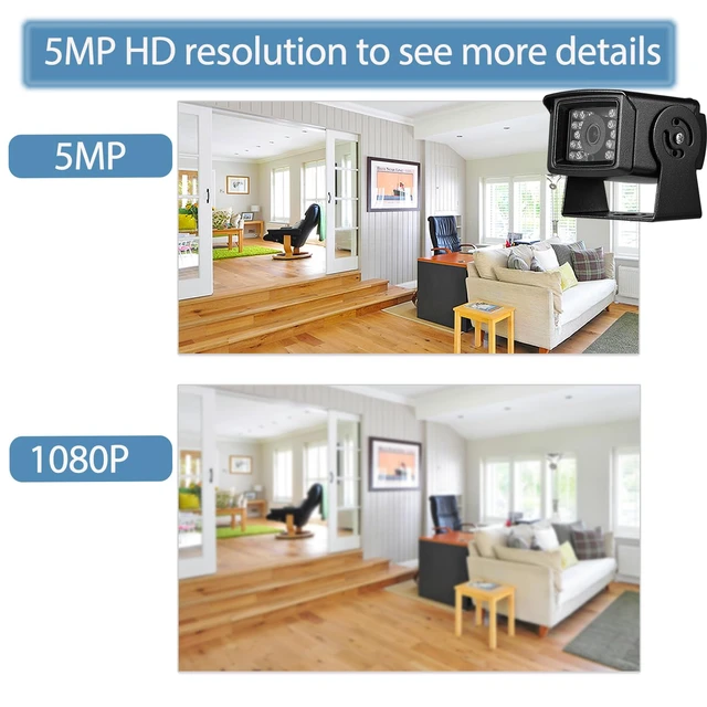 Alt view image 6 of 7 - REVODATA 5MP Mini POE IP Camera,IP65 Waterproof 18 pcs LEDs IR Night Vision 3.6mm Lens Indoor/Outdoor Security Mini IP Camera,Small POE P2P Video Cam,Motion Detection (I704-P-HS)