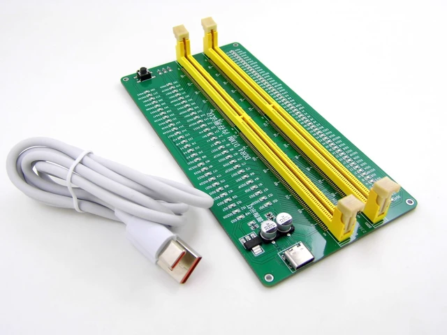 Alt view image 3 of 7 - Nice DDR4 Desktop PC Server Memory RAM Module and Computer Motherboard RAM Slot Easy Test Quick Diagnostic Analyzer LED Tester Card Complete Set Solution Kit 288 Pin All Speed Voltage ECC and nonECC