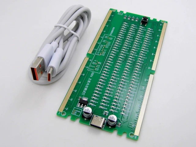 Alt view image 5 of 7 - Nice DDR4 Desktop PC Server Memory RAM Module and Computer Motherboard RAM Slot Easy Test Quick Diagnostic Analyzer LED Tester Card Complete Set Solution Kit 288 Pin All Speed Voltage ECC and nonECC