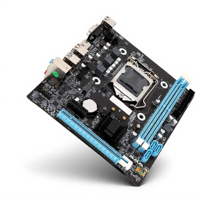 Main image of ASHATA H81 Motherboard MATX, for LGA 1150, Supports Core I3 i5 i7, for E3 V3,for G Processors, Channel DDR3 (1600MHz), 1 X PCIe X16, NVMe NGFF SATA 6Gbs