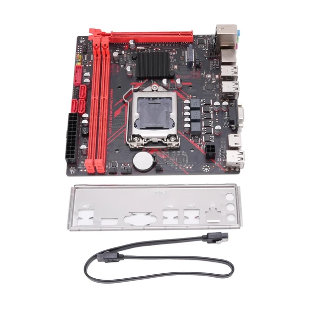 Alt view image 6 of 7 - Sanpyl H61 Mini ITX Motherboard LGA 1155 for Core i3 i5 i7 2nd,3rd Gen, Support M.2 SATA SSD, DDR3 16GB, 1080P VGA,HDMI, PCIE x8, USB 3.0, Desktop Gaming and Office PC Build