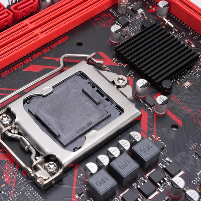 Alt view image 7 of 7 - Sanpyl H61 Mini ITX Motherboard LGA 1155 for Core i3 i5 i7 2nd,3rd Gen, Support M.2 SATA SSD, DDR3 16GB, 1080P VGA,HDMI, PCIE x8, USB 3.0, Desktop Gaming and Office PC Build