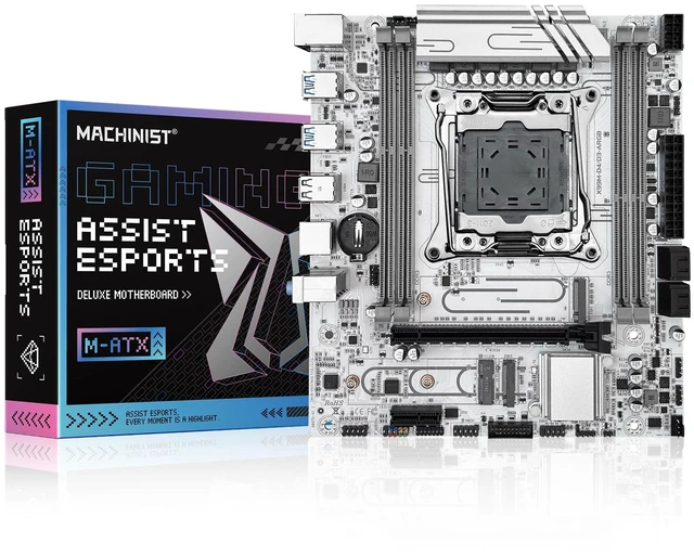 Main image of MACHINIST X99M-D4/D3-ARGB Intel LGA 2011-V3 Motherboard, Gaming PC M-ATX | Supports Xeon E5 V3/V4 and Core i7 5th/6th processors, DDR3 DDR4, dual NVMe, TPM slot, WIFI M.2, Gigabit LAN, PCIe 3.0x16