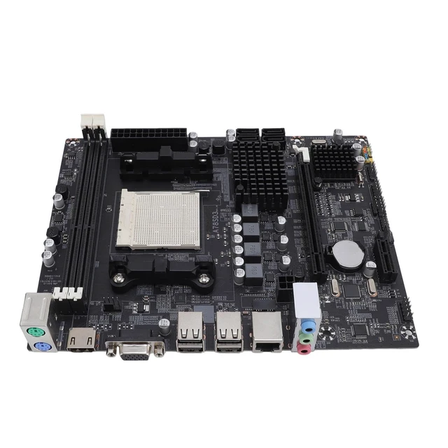 Alt view image 3 of 7 - Wisoqu A78SD3 Desktop Motherboard, AM3 Socket for Series APU Processor with 2 Channel DDR3 16GB RAM, 4 3.0 Ports, PCIe X16