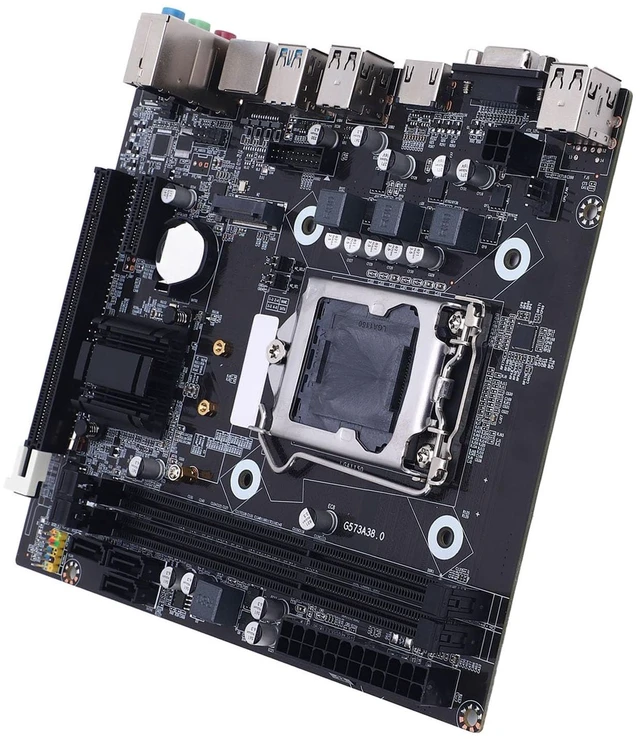 Main image of H81 Computer Motherboard, M ATX LGA 1150 2x8GB DDR3 M.2 Nvme Gaming Mainboard, PCI Express 16X, SATA3.0 2.0, RJ45 VGA HDMI, Supports NGFF and NVME for E3 V3 Series