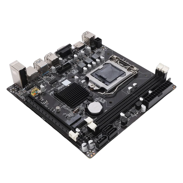 Alt view image 4 of 7 - Goshyda Gaming Mini ITX Motherboard with Dual Channel DDR3 for Core I3 I5 I7 Support for LGA1150, Fast M.2 NVMe Slot PCI Express X16 for Hardcore