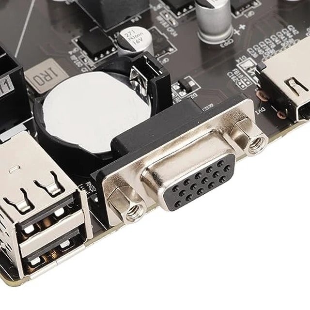 Alt view image 6 of 7 - H61 LGA 1155 Gaming ATX Motherboard for LGA1155 Socket I3 I5 I7, Channel 8GB DDR3, VGA 100Mbps LAN, HDMI, PCIe 3.0 x16 Slot, PCIe x1, M.2 NVMe NGFF Slot