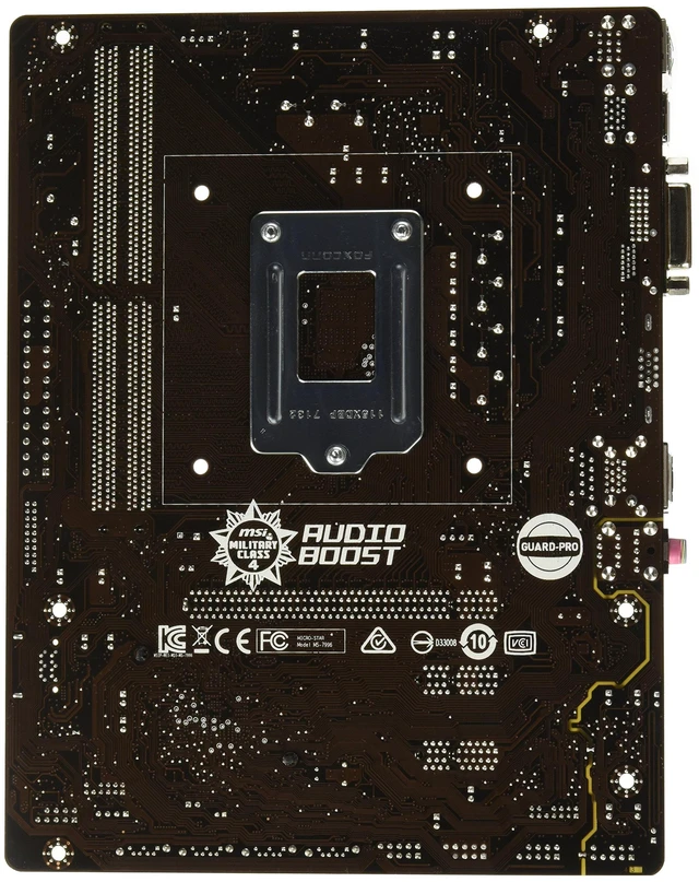 Alt view image 2 of 3 - msi Intel Skylake H110 LGA 1151 DDR4 USB 3.1 Micro ATX Motherboard (H110M Pro-D)
