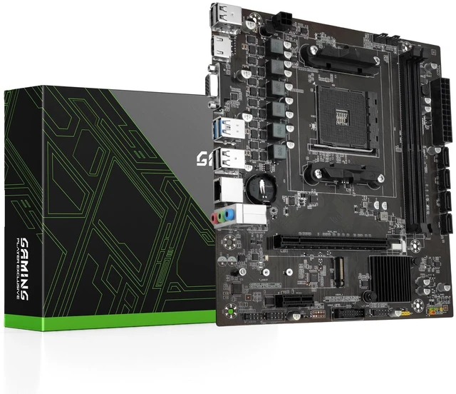 Main image of SHANGZHAOYUAN B450 Motherboard DDR4 for AMD AM4 Ryzen 1-5th Processor | DDR4 Max 64GB, NVME/NGFF M.2, PCIe 3.0, SATA 3.0, USB 3.0, Gigabit LAN, HDMI-compatible