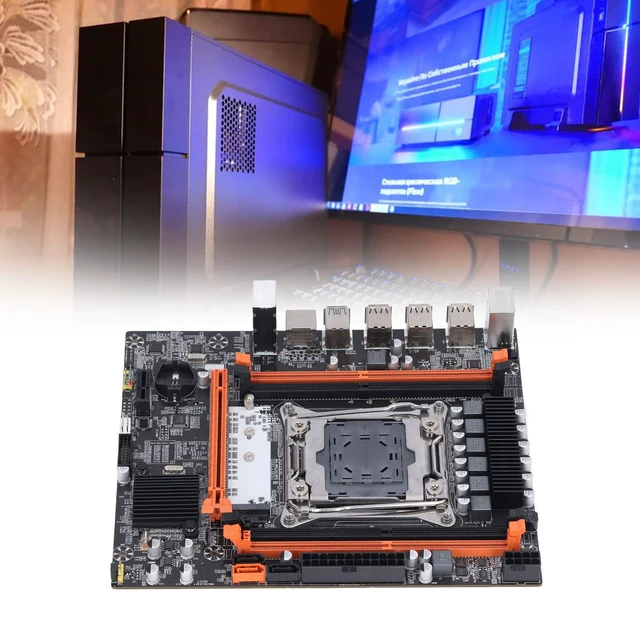Alt view image 6 of 7 - LGA 2011-3 DDR4 Motherboard - Supports for H81, DDR4 2666/2400/2133MHz, 1x PCIe x16 & X1, USB 3.0, USB2.0, SATA, RJ45, NVME M.2 PC Mainboard for Desktop
