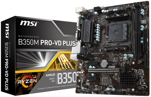 Main image of MSI B350M PRO-VD Plus Motherboards