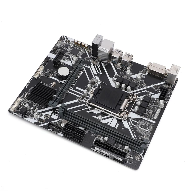 Alt view image 6 of 7 - VELATEMOR B360 MicroATX Motherboard for 8th 9th Gen I7/i5/i3 CPU, DDR4 2666MHz, M.2 PCIe X16 VGA DVI, Compact Computer Build Desktop Gaming Office PC