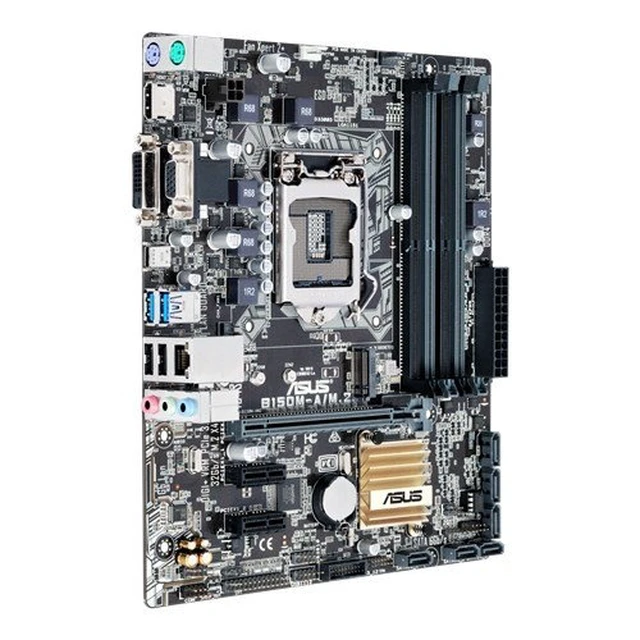 Alt view image 5 of 6 - ASUS B150M-A/M.2 LGA1151 DDR4 M.2 HDMI DVI USB3.0 B150 MicroATX Motherboard DIMM LGA 1150 Motherboards