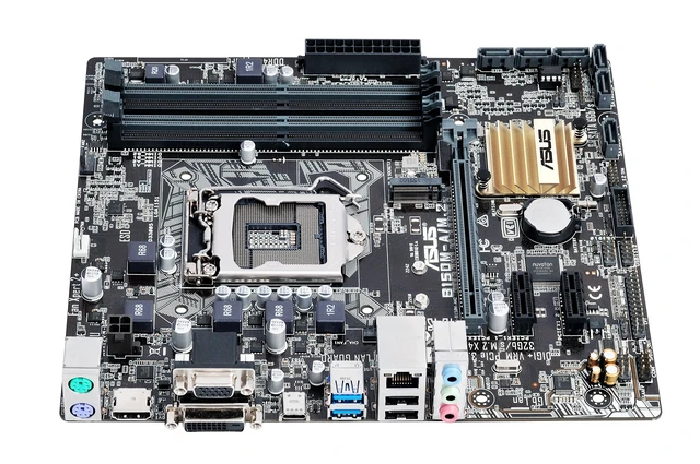 Alt view image 3 of 6 - ASUS B150M-A/M.2 LGA1151 DDR4 M.2 HDMI DVI USB3.0 B150 MicroATX Motherboard DIMM LGA 1150 Motherboards