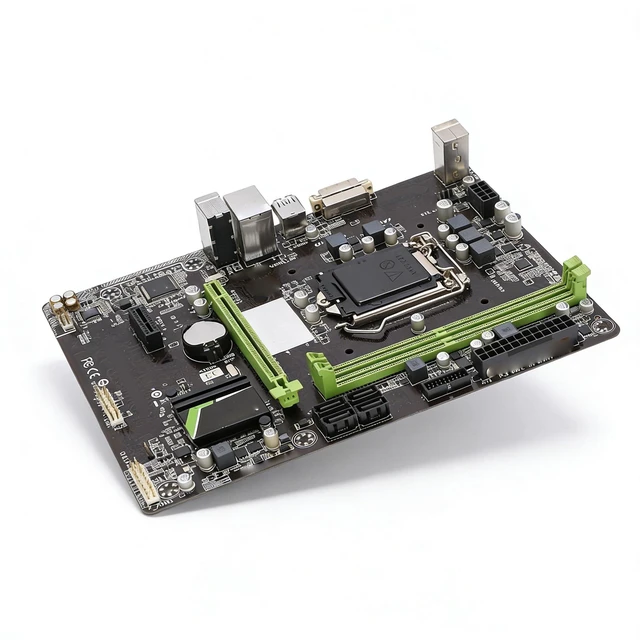 Main image of Dpofirs Computer B150M Motherboard, Micro ATX, for LGA 1151 | 1 * PCI-E X16 & 1 * PCI-E X1, 2 x DDR4 DIMM slots, 6 x USB 3.0, 6 x USB 2.0, 1 x DVI, 1 x VGA