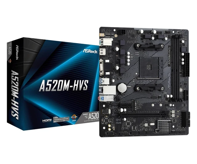 Main image of ASRock AMD A520 Socket AM4 Micro ATX DDR4-SDRAM Motherboard