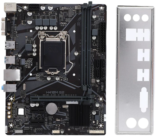 Main image of ciciglow H410M - S2 Motherboard, LGA1200 10th Gen Core i9 i7 i5 i3, 2 Channel DDR4 Memory, PCI E3.0X16, 4 Serial ATA, M.2 Slot, VGA, M ATX Motherboard