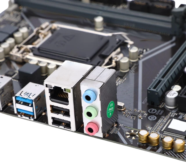 Alt view image 5 of 7 - ciciglow H410M - S2 Motherboard, LGA1200 10th Gen Core i9 i7 i5 i3, 2 Channel DDR4 Memory, PCI E3.0X16, 4 Serial ATA, M.2 Slot, VGA, M ATX Motherboard