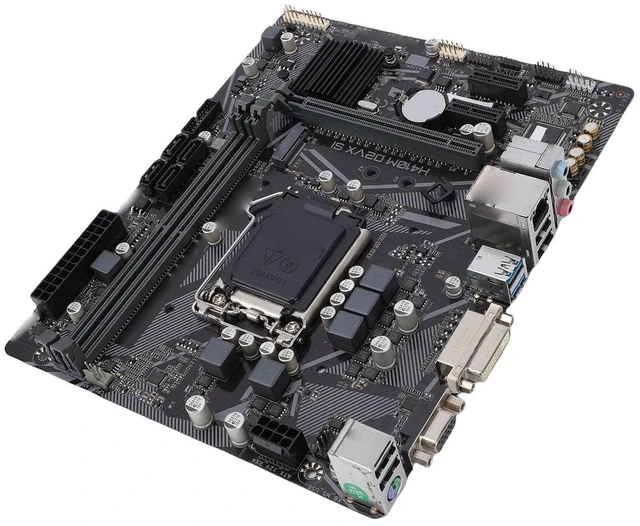 Main image of Tangxi H410M D2VX SI Computer Motherboard, M ATX Desktop Motherboard with 2 DDR4 DIMM Slots for LGA 1200 10th Gen CPU, Support 2933 2666 2400 2133MHz, VGA DVI Output