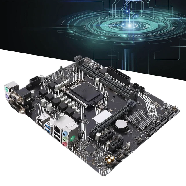 Alt view image 6 of 7 - ciciglow Prime H410M K Motherboard, LGA 1200, 2 Channel DDR4 Memory, PCI E3.0X16, 4 Serial ATA, HDMI, M ATX Motherboard for 10th Gen Processor