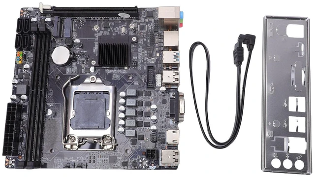 Main image of H110 Mini ITX Motherboard, LGA1151 Socket, DDR4, M.2 NVMe, SATA3, PCIe x16, Dual Channel, for Desktop Computer