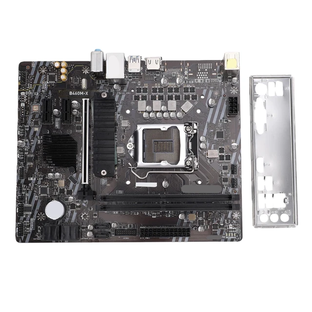 Alt view image 6 of 7 - Wisoqu B460M Gaming Motherboard LGA 1200, with Dual DDR4 Slots for 10th Gen Core I9 I7 I5 I3 Celeron