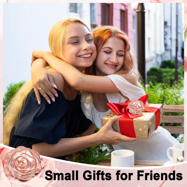Alt view image 7 of 7 - Yuunheg 36 Sets Quinceanera Party Favors for Guests Rose Gold Compact Mirror Bulk for 15th Birthday Sweet Souvenir Gifts with Thank You Cards for Wedding Reception Party