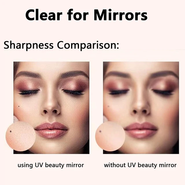Alt view image 5 of 7 - Mirror Camera with Light, 2X Magnification, Travel Makeup, 3.5in Pocket Size, for Sunscreen Testing