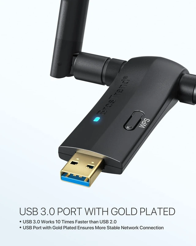 Alt view image 6 of 7 - BrosTrend AC1200 Linux Compatible WiFi Adapter for PC, Raspberry Pi, Odroid | Long Range USB WiFi Adapter Linux for Ubuntu, Kali, Mint, Debian, Lubuntu, Mate, Zorin, PureOS, Windows etc. 5GHz + 2.4GHz